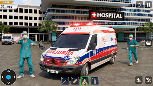 ambulans araba oyunlar 3d sim ekran görüntüsü