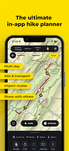 HiiKER: The Hiking Maps App ekran görüntüsü