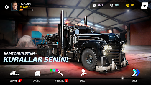 Big Rig Racing: Yarış oyunu ekran görüntüsü