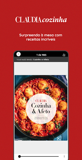 Claudia Cozinha Receitas ekran görüntüsü