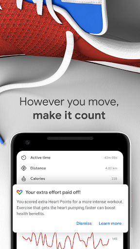 Google Fit: Aktivite İzleme ekran görüntüsü