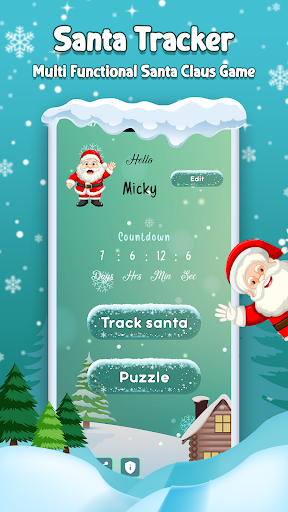 Santa Tracker - Christmas Game ekran görüntüsü