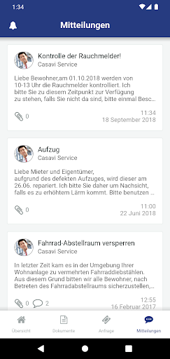 Kundenportal WAG-SZ ekran görüntüsü