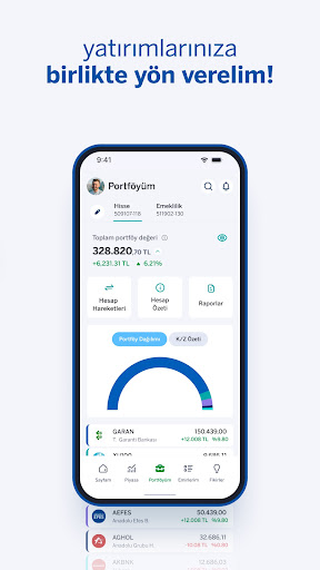Garanti BBVA eTrader ekran görüntüsü