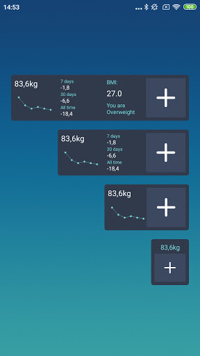 Handy Weight Loss Tracker, BMI ekran görüntüsü