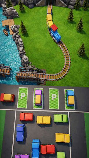 Train Sort Jam Puzzle ekran görüntüsü