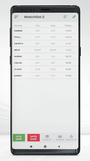 GCM Borsa Trader ekran görüntüsü