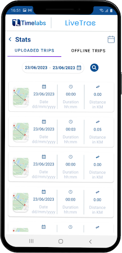 Timelabs LiveTRAC ekran görüntüsü