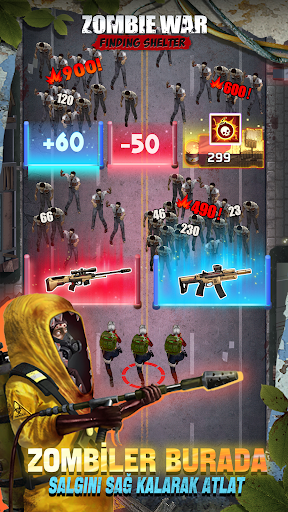 Zombie War : Finding shelter ekran görüntüsü
