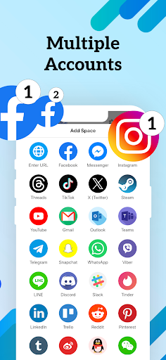 Clone Space: Multiple Accounts ekran görüntüsü