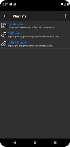 IPTV Manager(Player) ekran görüntüsü