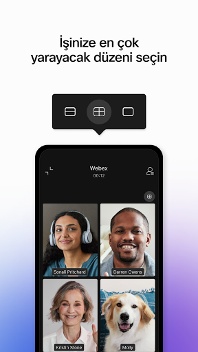 Webex ekran görüntüsü