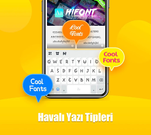 Kika Klavye-Emoji Klavye, GIF ekran görüntüsü