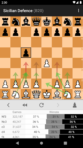 Chess Openings Pro ekran görüntüsü