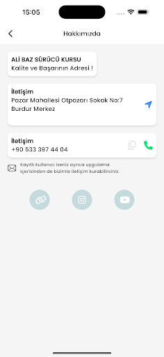 ALİ BAZ SÜRÜCÜ KURSU ekran görüntüsü