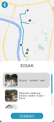 Pješačke staze SMŽ ekran görüntüsü