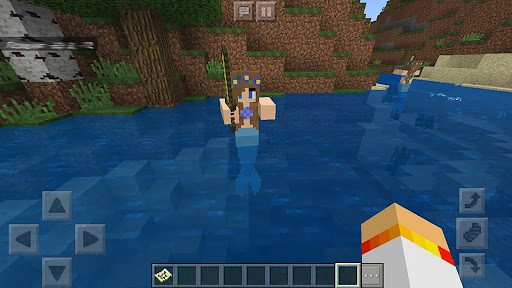 Mermaid mod for Minecraft ekran görüntüsü
