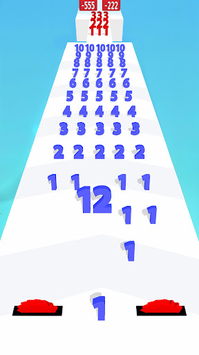 Numbers Run Merge Challenge ekran görüntüsü