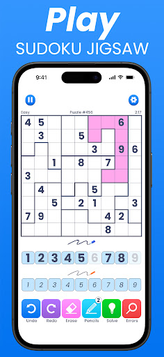 Sudoku Jigsaw ekran görüntüsü