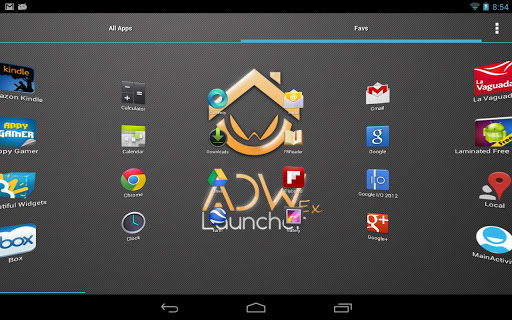 ADWLauncher 1 EX ekran görüntüsü