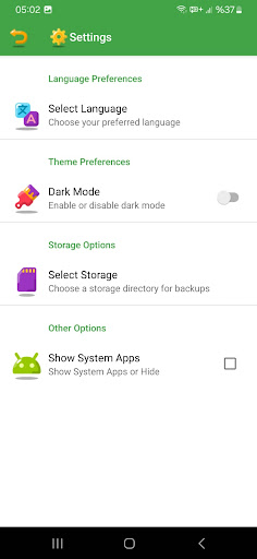 Apk Backup ekran görüntüsü