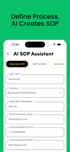 Ai SOP Genie ekran görüntüsü