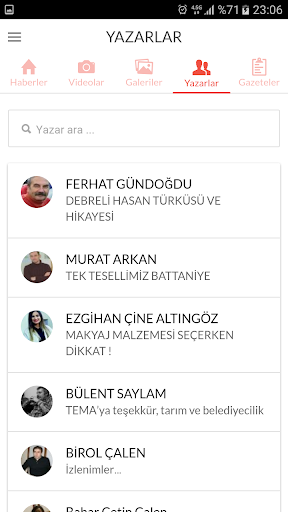Medya Keşan ekran görüntüsü