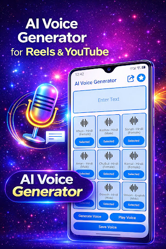 Text to Voice Generator (TTS) ekran görüntüsü