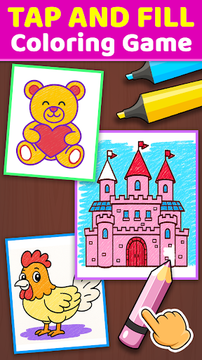 Toddler Coloring Book ekran görüntüsü