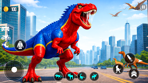 Dino Family Open World Game ekran görüntüsü