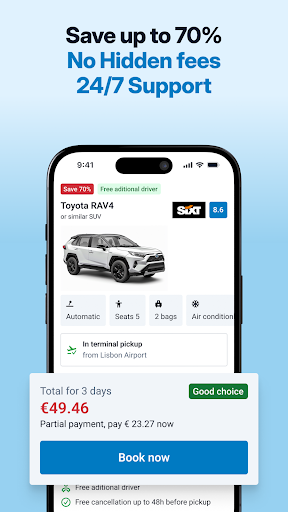 DiscoverCars.com ekran görüntüsü