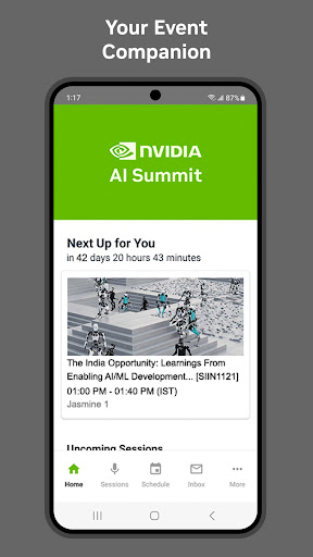 NVIDIA AI Summit India ekran görüntüsü
