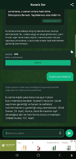 Kuran'a Sor ekran görüntüsü