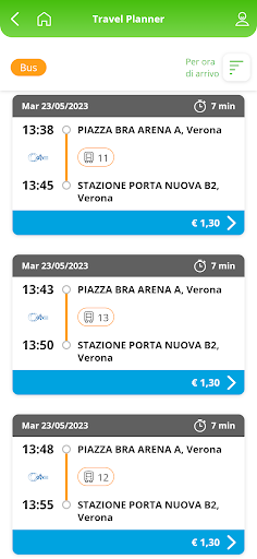 Ticket Bus Verona ekran görüntüsü