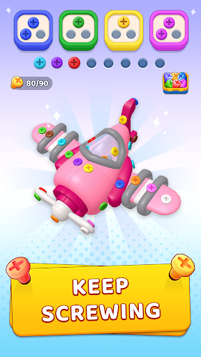 Unscrew Frenzy 3D: Bolt Master ekran görüntüsü