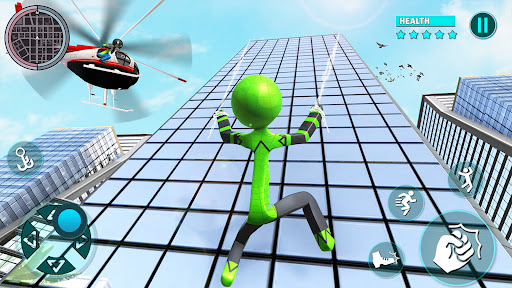 Rope Hero Spider Stickman War ekran görüntüsü