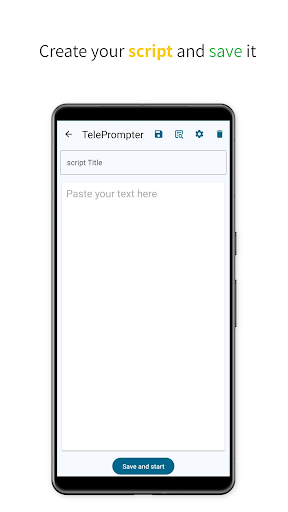 TelePrompter Smart Prompter ekran görüntüsü