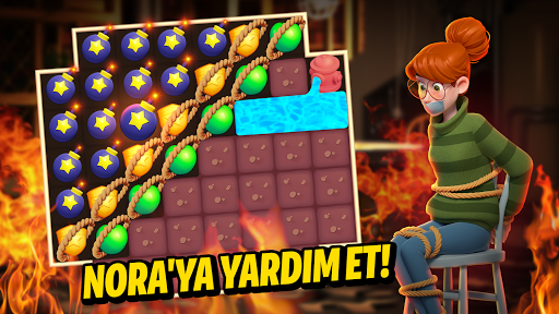 Small Town Murders: Match 3 ekran görüntüsü