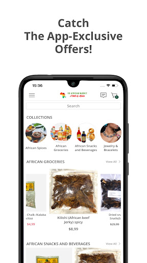 ER African Market ekran görüntüsü