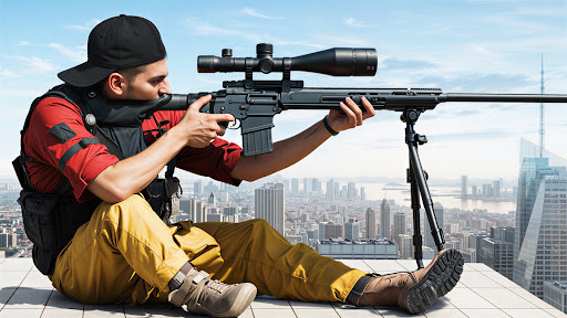 Assassin Sniper Shooting Games ekran görüntüsü