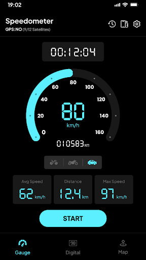 GPS Speed Tracker: Speedometer ekran görüntüsü