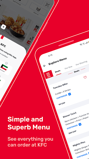KFC Egypt - Order Food Online ekran görüntüsü