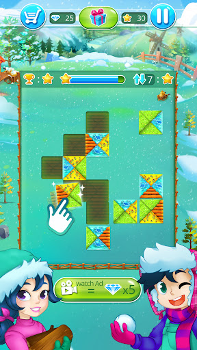 Happy Farm: field's puzzle ekran görüntüsü