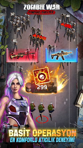 Zombie War : Finding shelter ekran görüntüsü
