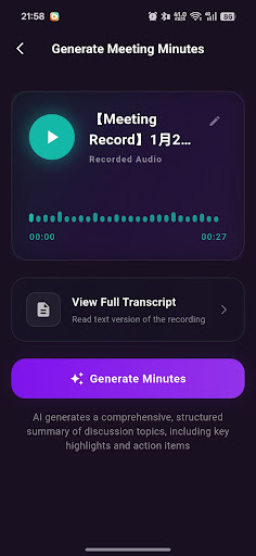 Auro AI: Smart Audio Translate ekran görüntüsü