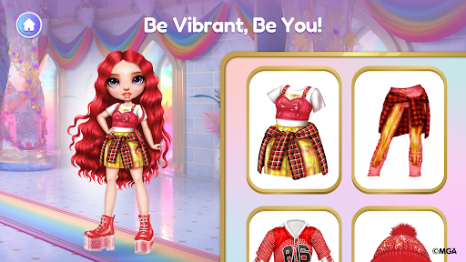 Rainbow High: Coloring Games ekran görüntüsü
