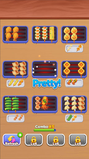 Grill Sort: Food Cook Puzzle ekran görüntüsü