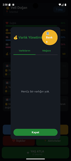 Hayat Simülasyonu: Türkiye ekran görüntüsü