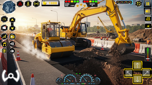 Road Construction 3D JCB Game ekran görüntüsü