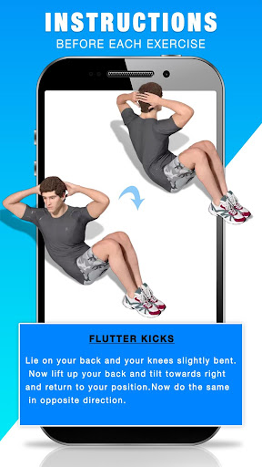 Abs Workout for Men - Six Pack ekran görüntüsü